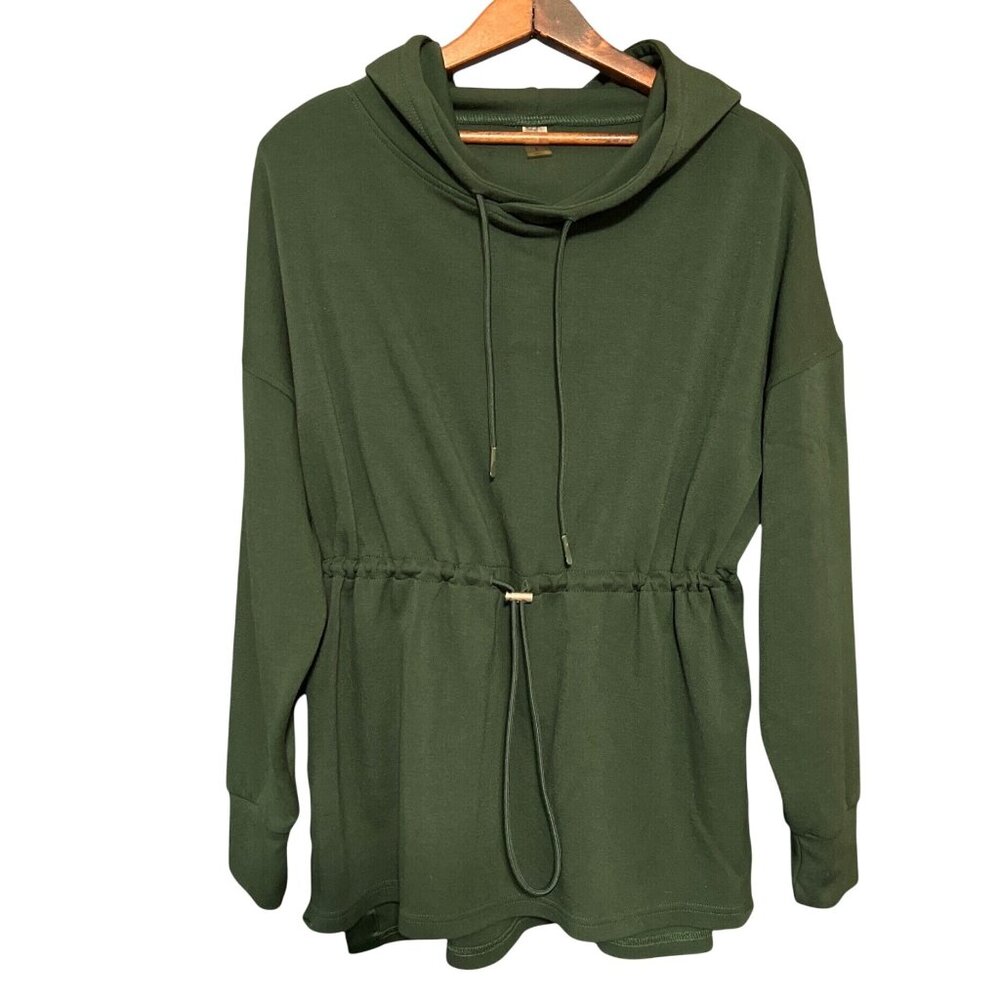 Green Tunic Hoodie